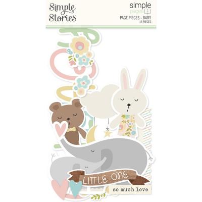 Simple Stories Simple Pages Pieces Die Cuts - Baby